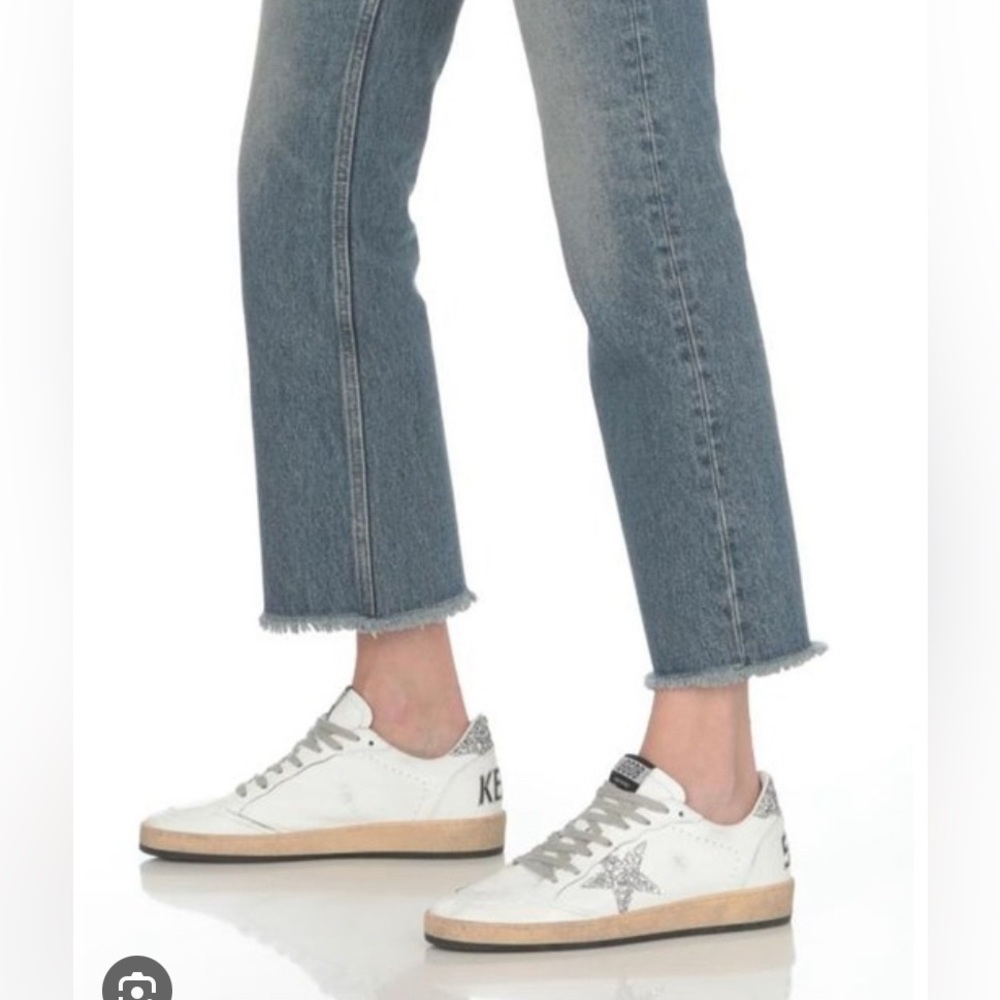 Golden Goose Ball Star Sneaker White, Silver NIB Auth Size - Picture 8 of 13